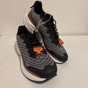 GEERS By Dream Seek Wide Width Athletic Sneakers Men's Size 11W Gray Brown Black